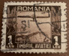 Romania 1931 National Fund Aviation1L - Used - Fiscale Zegels