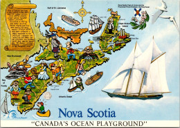 Canada Nova Scotia Map Of Canada's Ocean Playground - Other & Unclassified