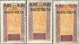 669878 HINGED ALTO VOLTA 1923 SELLOS DE AFRICA OCCIDENTAL FRANCESA SOBREECARGADOS - Nuovi