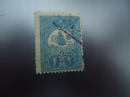 TURKEY   OTTOMAN USED STAMPS  WITH PERFINS - Altri & Non Classificati