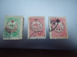 TURKEY   OTTOMAN USED STAMPS   3 OVERPRINT - Other & Unclassified