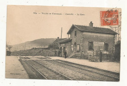 Cp, Chemin De Fer, La Gare  , 78 , VALLEE DE CHEVREUSE,  COURCELLE, Voyagée 1910 - Stazioni Senza Treni