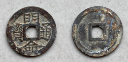Ancient Annam Coin  Minh Mang Thong Bao Wide Characters 1820-1840  Dr. Allan Barker ,coin 101.6 - Vietnam