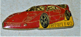 Pin's Ferrari F40 - Ferrari