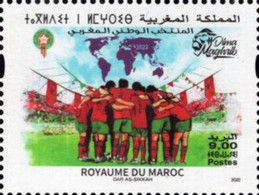 MOROCCO, 2022, MN, FOOTBALL, MOROCCO NATIONAL TEAM, 1v - Clubs Mythiques