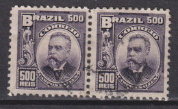 1906 Brasilien,Mi:BR 170, Sn:BR 182, Yt:BR 135,Campos Salles (1841-1913),Personalities And Liberty Allegory - Usati