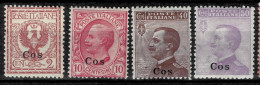 Italy / Aegean Colonies Cos 1912/16  MH Lot - Ägäis (Coo)