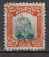 1906 Brasilien Mi:BR D5, Sn:BR O5, Yt:BR S5, Afonso Augusto Moreira Pena, Dienstmarke - Used Stamps