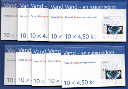 1487.NORWAY. 2001 EUROPA BOOKLETS X 10 - Booklets
