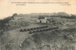 Montfaucon * Le Fort * Vue Générale Du Fort Et Emplacement De La Maison Du Gardien De Batterie Après L'explosion - Other & Unclassified