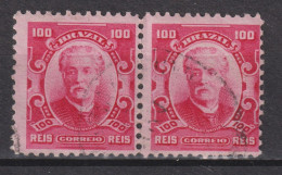1906 Brasilien Mi:BR 166a, Sn:BR 177, Yt:BR 131 Rot, Eduardo Wandenkolk (1838-1902) Personalities And Liberty Allegory - Used Stamps