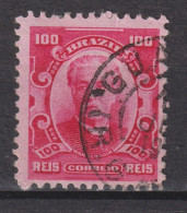 1906 Brasilien Mi:BR 166a, Sn:BR 177, Yt:BR 131 Rot, Eduardo Wandenkolk (1838-1902) Personalities And Liberty Allegory - Gebruikt