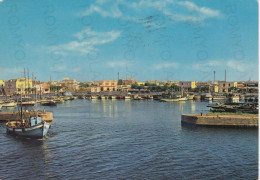 CARTOLINA  FIUMICINO,LAZIO-LA DARSENA-STORIA,MEMORIA,CULTURA,RELIGIONE,IMPERO ROMANO,BELLA ITALIA,VIAGGIATA 1963 - Fiumicino