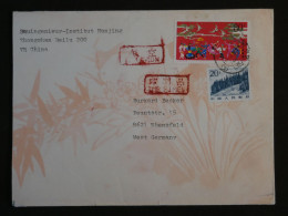 BQ16 CHINA  BELLE LETTRE  1970  A EBENSFELD GERMANY   ++AFF. INTERESSANT+ - Lettres & Documents