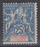 SENEGAMBIE & NIGER : GROUPE N° 8 NEUF * GOMME GROSSE TRACE DE CHARNIERE - Unused Stamps