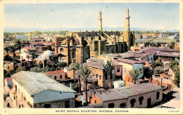 Ac9522 - CYPRUS -  VINTAGE POSTCARD - Nicosia, Saint Sophia Quarter - 1962 - Chypre