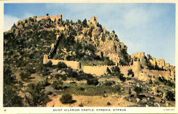 Ac9526 - CYPRUS -  VINTAGE POSTCARD - Kyrenia, Saint Hilarion Castle - Chypre