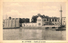 Ac9529 - CYPRUS -  VINTAGE POSTCARD - Castle Of Larnaca - Chypre