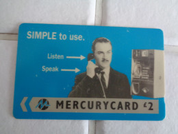 UK Phonecard - [ 4] Mercury Communications & Paytelco