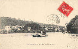 Médan * Vue Générale Sur La Commune * Pêcheurs Pêche à La Ligne - Medan