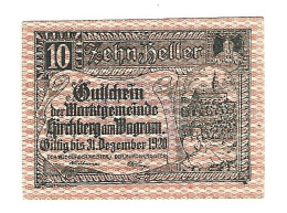 **notgeld   Austria Krichberg 10 Heller  439b Cat Val 4 ,00 Euro - Autriche