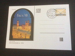 Slovaquie 1998 CDV 30 Finex Foire De Banska Bystrica Oblitéré - Postcards