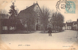 28 Eure Et Loir Eglise De Jouy + Convoyeur Rambouillet à Chartres - Jouy
