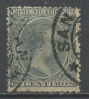 Espagne - Spain - Spanien 1889-99 Y&T N°199 - Michel N°203 (o) - 5c Alphonse XIII - Usados