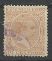 Espagne - Spain - Spanien 1889-99 Y&T N°200a - Michel N°191 (o) - 10c Alphonse XIII - Usados