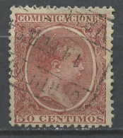 Espagne - Spain - Spanien 1889-99 Y&T N°207 - Michel N°197 (o) - 50c Alphonse XIII - Usados