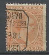 Espagne - Spain - Spanien 1889-99 Y&T N°208 - Michel N°198 (o) - 75c Alphonse XIII - Usados