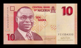 Nigeria 10 Naira 2008 Pick 33c Sc Unc - Nigeria