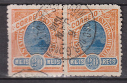 1905 Brasilien Mi:BR 155, Sn:BR 167, Yt:BR 120, Sugarloaf Mountain,Republican Dawn With Watermark - Gebraucht