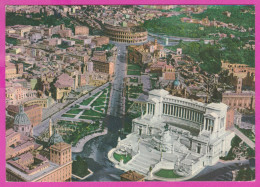 290410 / Italy - Roma (Rome)  - Aerial View Altare Della Patria Altar Of The Nation  Roman Forum Colosseum PC 203 - Altare Della Patria