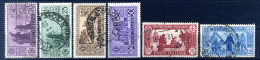 1931 REGNO N.292/297 USATI - Afgestempeld