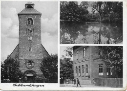 CPA ALLEMAGNE - Salzgitter - Gebhardshagen - Teich , Schule, Kirche - Salzgitter