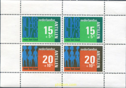 282916 MNH ANTILLAS HOLANDESAS 1973 25 ANIVERSARIO DE LOS PRIMEROS SELLOS PRO INFANCIA - Antilles