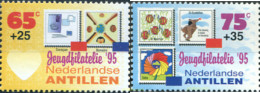 283028 MNH ANTILLAS HOLANDESAS 1995 FILATELIA JUVENIL - Antillen