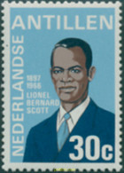 286726 MNH ANTILLAS HOLANDESAS 1974 LIONEL BERNARD SCOTT HOMBRE DE ESTADO Y POLITICO DE ANTILLAS - Antillen