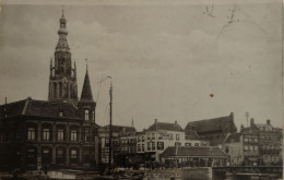 Breda (N - Br.)  Postkantoor En Vischmarkt 1905 - Breda