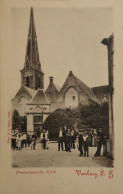 Voorburg (ZH) Protestantsche Kerk (Veel Volk) Ca 1900 - Voorburg