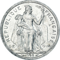 Monnaie, Polynésie Française, 2 Francs, 1986, Paris, TTB+, Aluminium, KM:10 - Polynésie Française