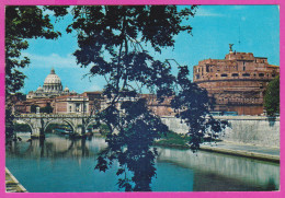 290422 / Italy - Roma (Rome)  - Sant'Angelo Bridge And Castle Ponte E Castel S. Angelo PC 545 Italia Italie Italien - Ponti