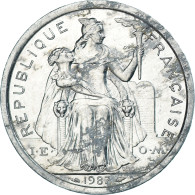 Monnaie, Polynésie Française, 2 Francs, 1987, Paris, TTB+, Aluminium, KM:10 - Polynésie Française