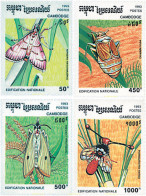 75610 MNH CAMBOYA 1993 EDIFICACION NACIONAL, INSECTOS - Spiders