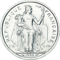 Monnaie, Polynésie Française, 2 Francs, 1988, Paris, TTB, Aluminium, KM:10 - Polynésie Française