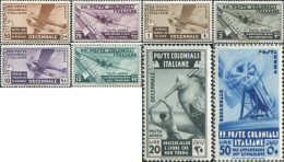 613315 HINGED COLONIAS ITALIANAS 1933 10 ANIVERSARIO DE LA MARCHA HASTA ROMA - Andere & Zonder Classificatie