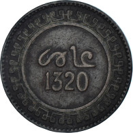 Monnaie, Maroc, 'Abd Al-Aziz, 10 Mazunas, 1902/AH1320, Berlin, TB+, Bronze - Maroc