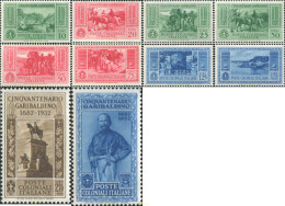 613319 MNH COLONIAS ITALIANAS 1932 SELLOS DE ITALIA 1932 - Chevaux