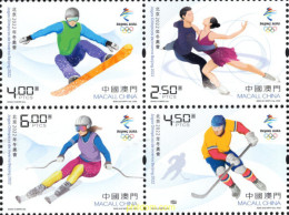 687654 MNH MACAO 2022 24 JUEGOS OLÍMPICOS DE INVIERNO, BEIJING 2022 - Sonstige & Ohne Zuordnung